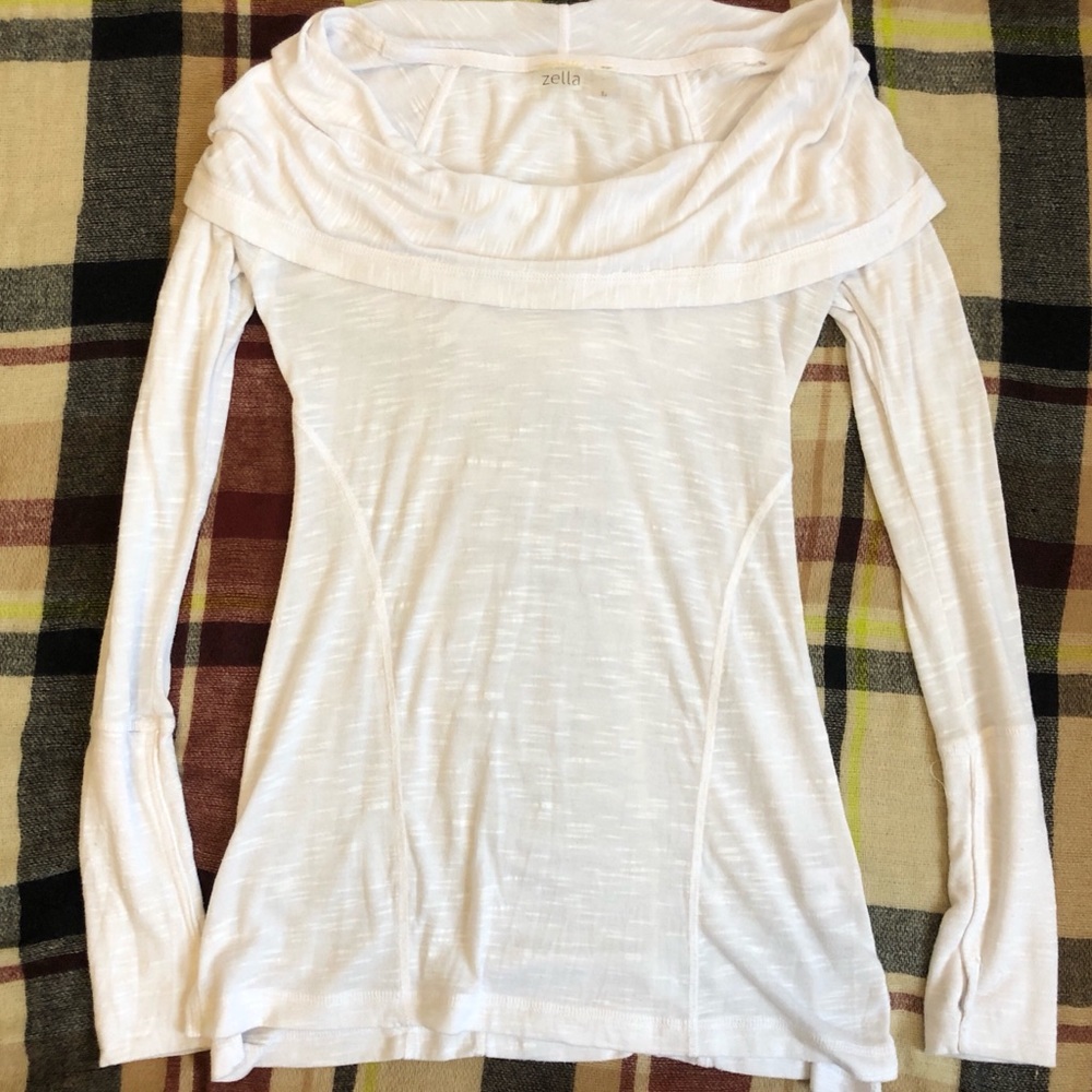 White Zella Long Sleeve